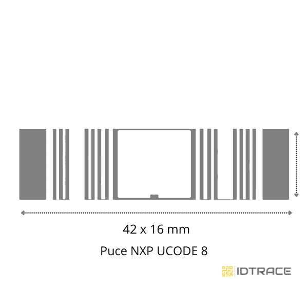 Étiquette RFID UHF NXP UCODE 8 – rouleau industriel, qualité premium, meilleur prix France