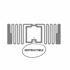 Rouleau d’étiquettes RFID UHF NXP UCODE 9 destructibles – identification rapide, qualité premium, achat au meilleur prix en France